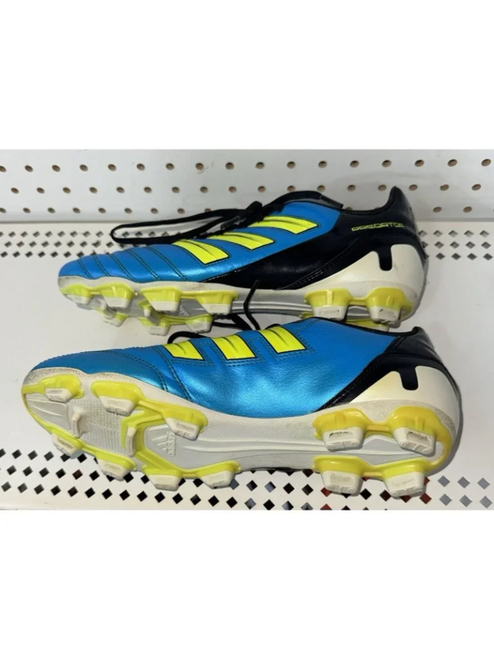 RARE 2011 Adidas Predator Predito TRX FG AG Mens Soccer Cleats Size 8.5 Blue